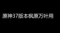 原神37版本枫原万叶用什么圣遗物 枫原万叶天赋加点武器选择攻略大全