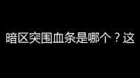 暗区突围血条是哪个？这波解释得明明白白，别再被自己坑了	 ！